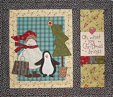 Oh What Joy - by The Birdhouse - Christmas Wallhanging Pattern