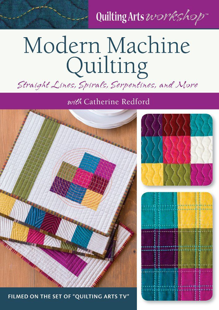 Modern Machine Quilting  Author: Catherine Redford  Patchwork Quilting Books 