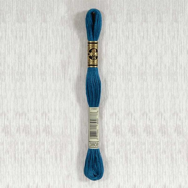 DMC 3808 Ultra Very Dark Turquoise Embroidery Thread by DMC