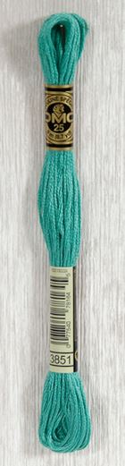 DMC 3851 Light Bright Green Embroidery Thread by DMC