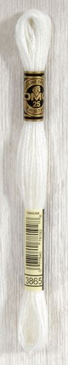 DMC 3865 Winter White Embroidery Thread by DMC