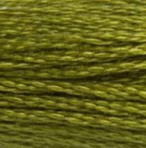 DMC 580 Dark Moss Green - DMC Thread - Embroidery Thread