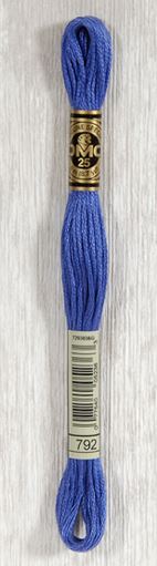 DMC 792 Dark Cornflower Blue - stranded Embroidery Thread by DMC