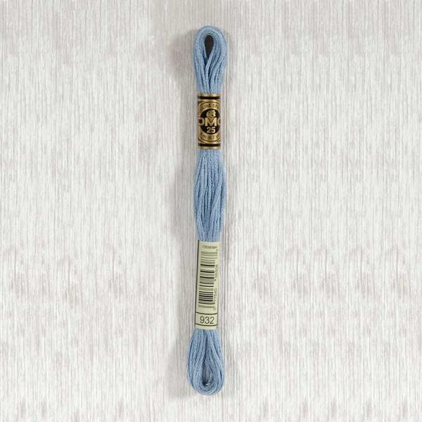 DMC 932 Medium Antique Blue Embroidery Thread by DMC