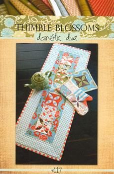 Domestic Diva by Thimble Blossoms - Table Runner Pattern.