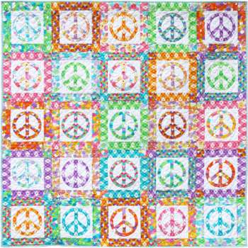 Peace Quilt Patchwork Pattern by Emma Jean Jansen- Creative Card Patchwork patterns
