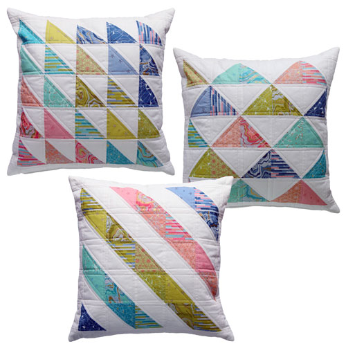 Triple Triangle Cushions  Pattern by Emma Jean Jansen - Patchwork patterns