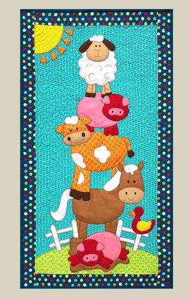 Farm Friends - by Kids Quilts - Wall Quilt Pattern