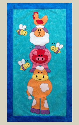 Farm Stack - by Kids Quilts - Wall Quilt Pattern