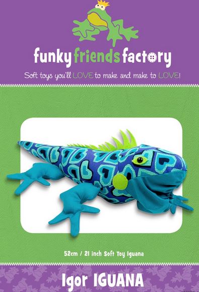 Igor Iguana- by Funky Friends Factory - Softy Pattern