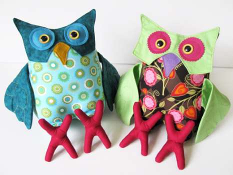 Ollie The Laid Back Owl - by Funky Friends - Softy Pattern