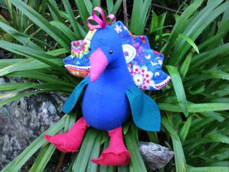 Punju Peacock - by Funky Friends Factory - Softy Pattern