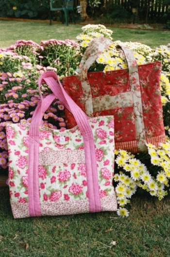 Fresh Flower Tote - by Kookaburra Cottage Quilts - Bag Pattern