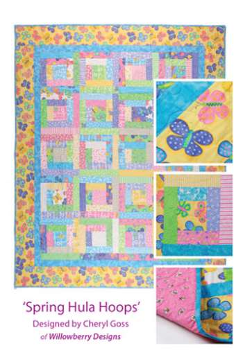 Spring Hula Hoops by Cheryl Goss - Quilt & Patchwork Pattern