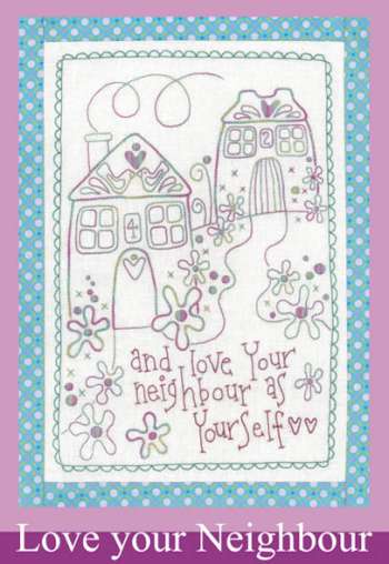 Love Your Neighbour -Rosalie Quinlan Fresh HopeStitchery Pattern