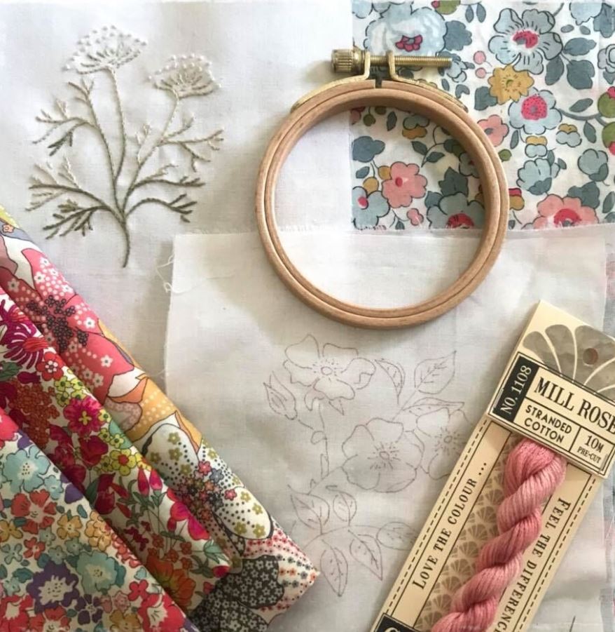 Field Journal BOM Club - With Threads by Katie of Cottage Garden Threads