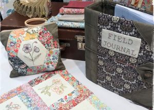 Field Journal  & Zippered Pouch KIT - Cottage Garden Threads