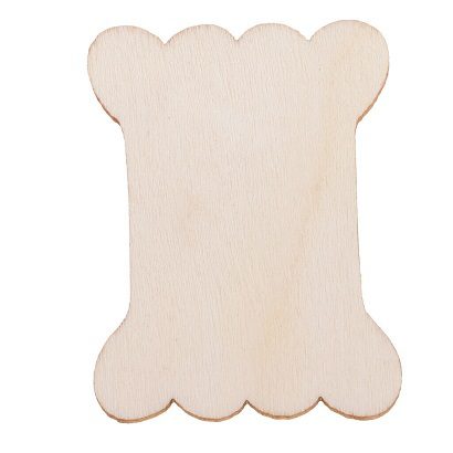 Wooden Floss Card 59mm x 44mm Notions & Sewing Supplies
