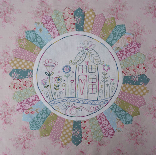 Flowerville BOM Complete Set of Stitcheries - Pattern SET by Rosalie Quinlan.