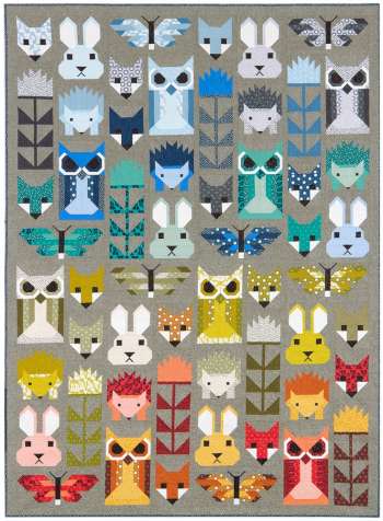 Forest Fancy Quilt Pattern by Elizabeth Hartman - Quilting & Patchwork Pattern  -  Modern Contemporary Quilt Pattern 
