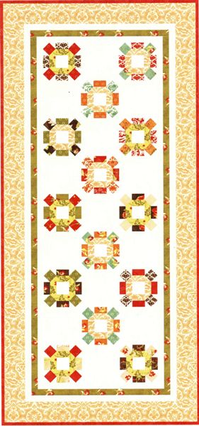 Honey Sweets - by Fig Tree Quilts-  Quilted Runner Pattern
