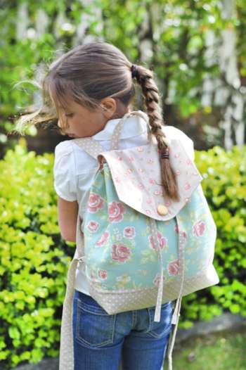 Daisy Girl Backpack - by Fig Tree Quilts