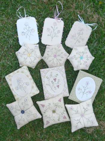 Flowers In May - by Gail Pan Designs - Pincushion Pattern