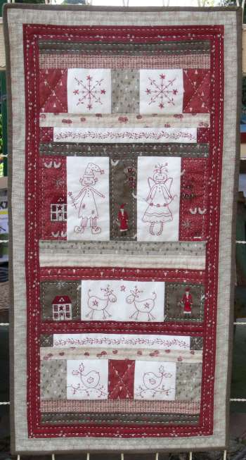 It's Christmas - by Gail Pan Designs - Stitchery Pattern