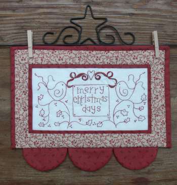 Merry Christmas Days - by Gail Pan Designs -  Pattern