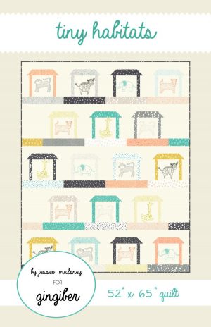 Tiny Habitats Quilt - by Gingiber -  Patchwork Quilt Pattern