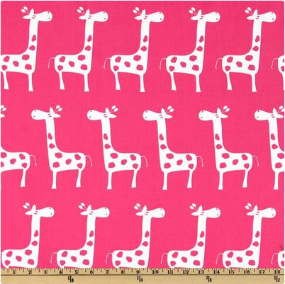 Lunch Box Bag Kit - PINK Gazelle - Spot Lining Fabric