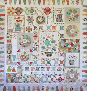 Gossip In The Garden - by Hatched and Patched - Quilt Pattern