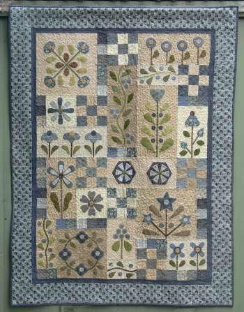 Flowerdale - by Gail Pan Designs -Stitchery Pattern