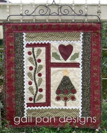 Be Merry - by Gail Pan Designs - Patchwork Pattern
