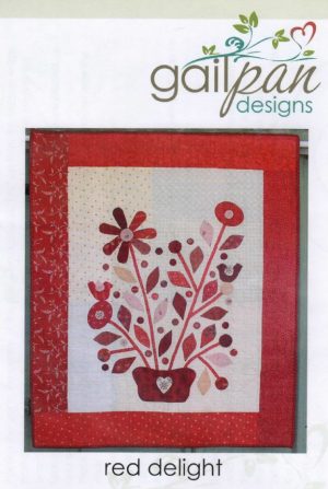 Red Delight - by Gail Pan Designs - Applique Pattern