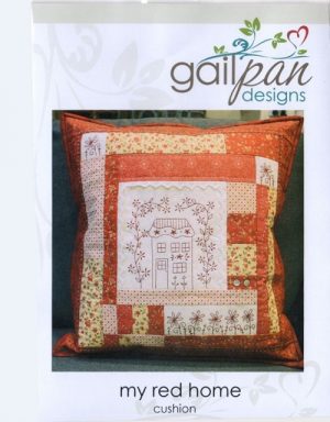 My Red Home - by Gail Pan Designs -  Cushion Pattern