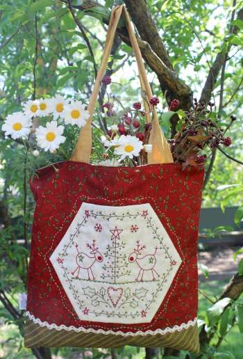 Christmas Cheer Bag - by Gail Pan Designs - Bag Pattern