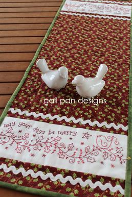 May Your Days Be Merry -  Gail Pan Designs - Christmas Pattern