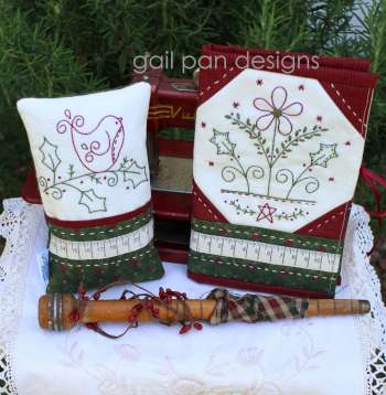 Stitched for Christmas - by Gail Pan Designs - Stitchery Pattern