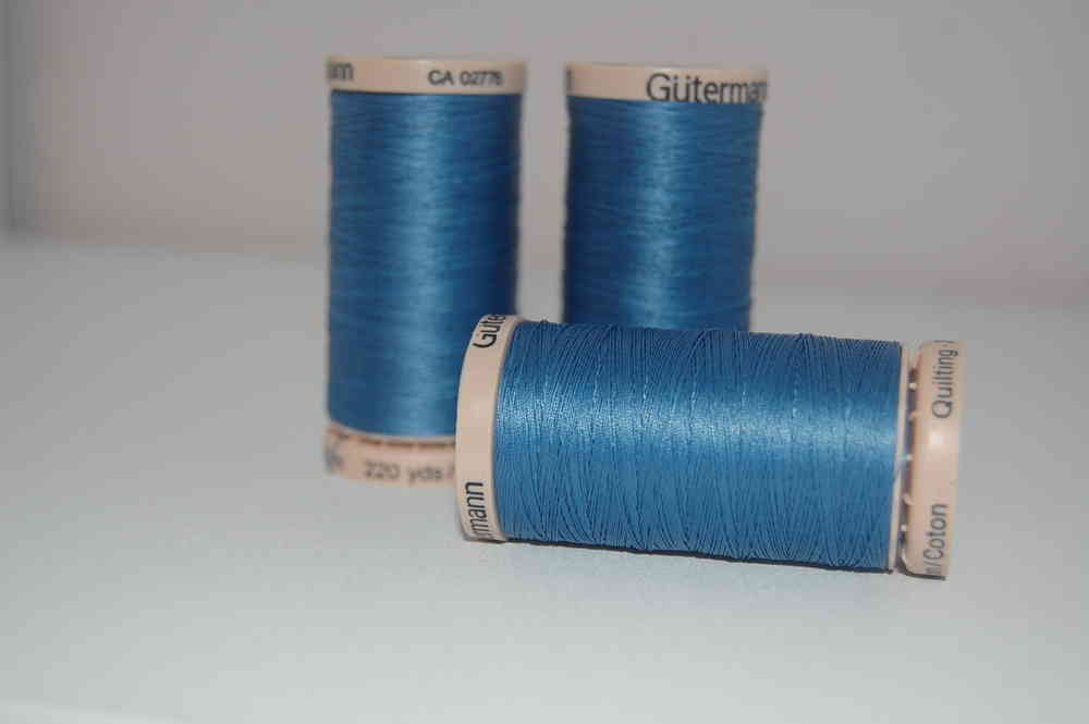 Gutermann Thread 5725 Airforce Blue -100% Cotton Quilting Thread