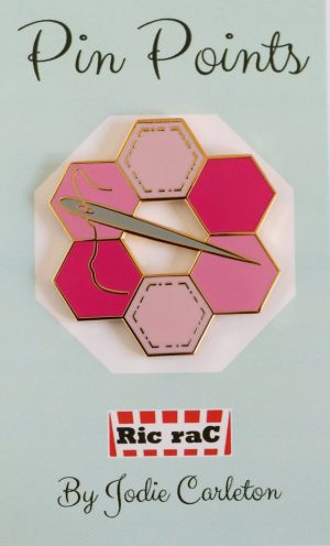 Pin Points - Hexies Pink - by Ric Rac - Enamel Pins