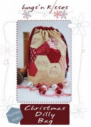 Christmas Dilly Bag - Hugs N Kisses - Bag Pattern
