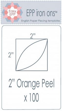 Orange Peel 2"Papers (dissolvable) Hugs n Kisses - Paper Piecing