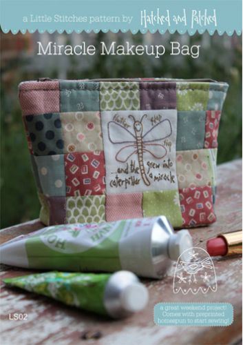 Miracle Make-up Bag - by Hatched and Patched - Bag Pattern