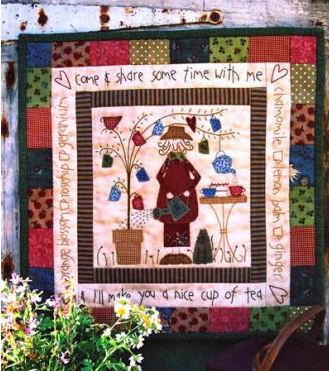 Making Tea - by Hatched and Patched - Mini Quilt Pattern