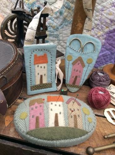 Village Sewing Trio Wool - Hatched & Patched -  Patterns