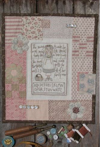 Sewing Day Sampler - by Hatched and Patched - Stitching Pattern