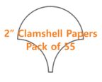 Clamshell 2" Papers (55) - Imprezzio - English Paper Piecing