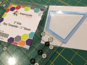 Kites 2" iSpy Template (1/4")- Imprezzio - English Paper Piecing