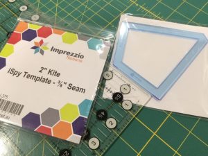 Kites 2" iSpy Template (3/8")- Imprezzio - English Paper Piecing